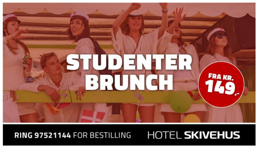 Studenterbrunch hos Hotel Skivehus